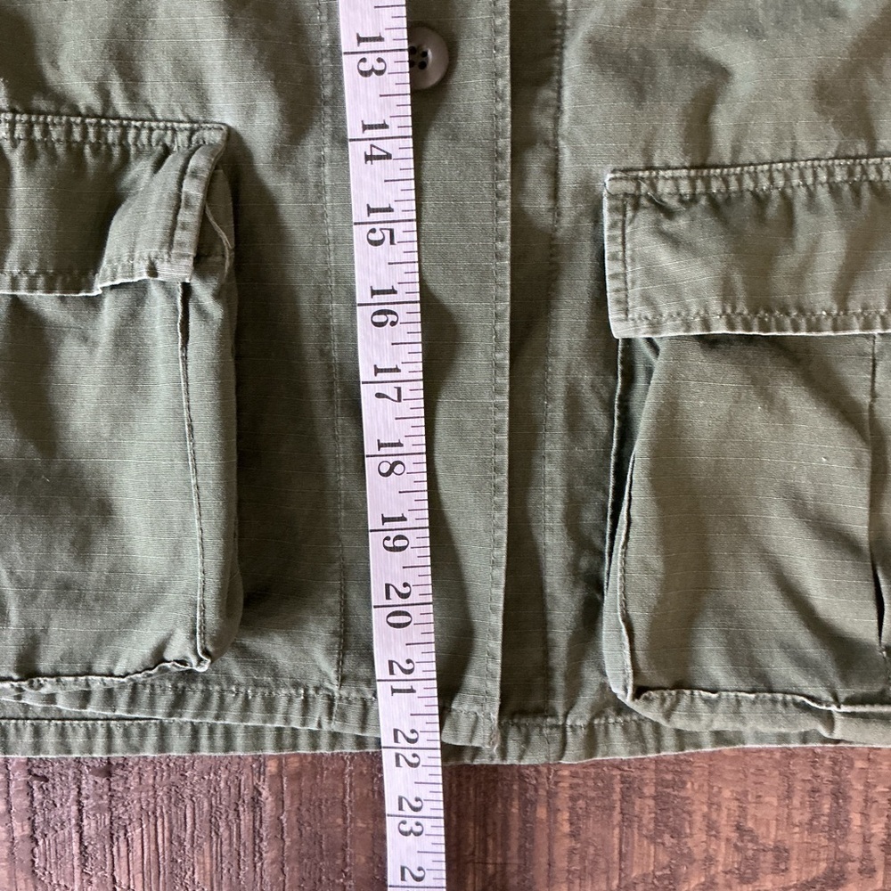 VTG Real Vietnam Slant Pocket Jungle Fatigue, M-65 Field Jacket, Patched, M - Picture 9 of 11